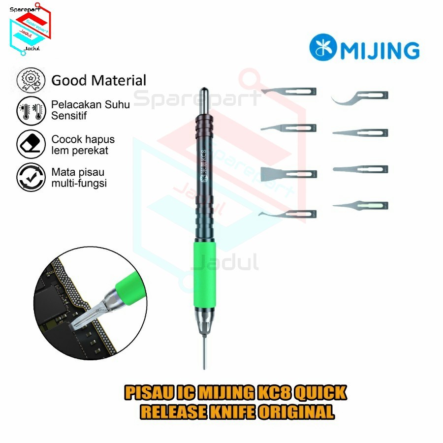 

Pisau IC Mijing KC8 Quick Release Knife Pisau Penghilang Lem Cepat Pisau Bongkar CPU Original