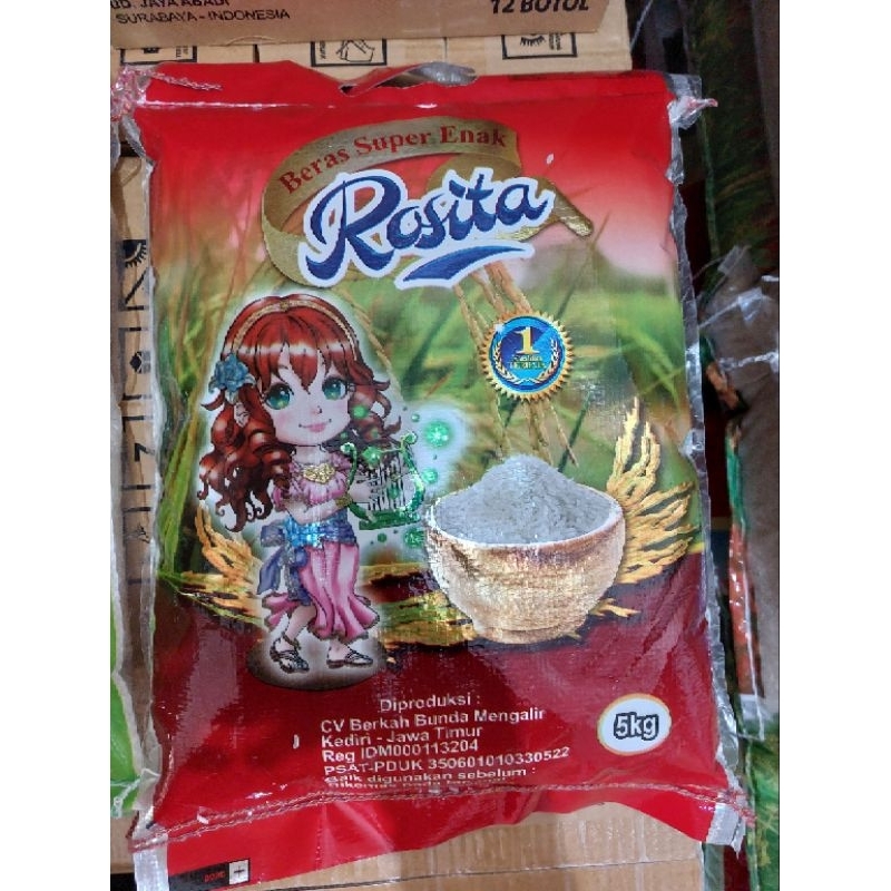 

(SIDOARJO) Beras Premium Rosita 5kg