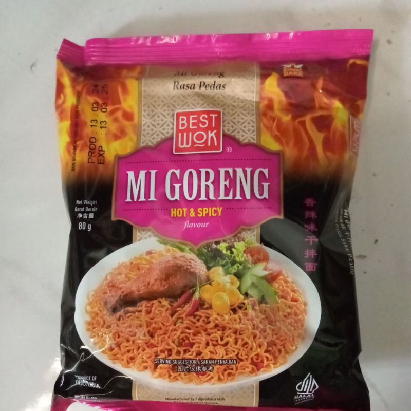 

Mie Goreng Instan/Mie Best Wok Hot and Spicy 5 pcs