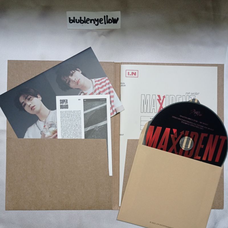 PAPER CASE MAXIDENT ALBUM ONLY SKZ STRAY KIDS