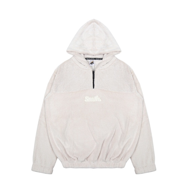 Smith - hoodie sherpa cream ( L )