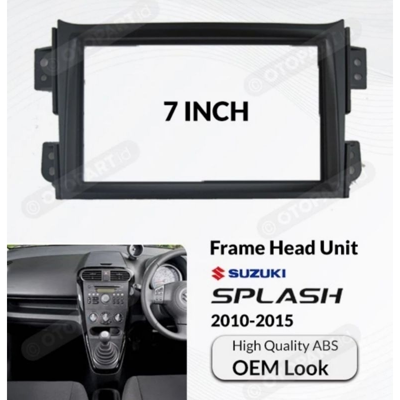 Frame 7" Suzuki Splash Frame Head Unit Splash 7 inch