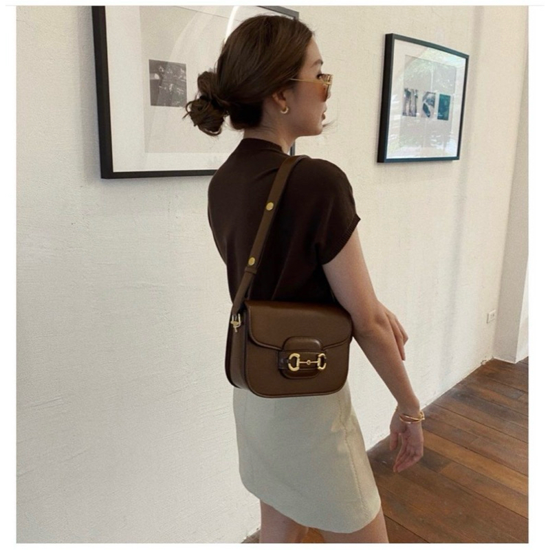 Queen of Material Horsebit PU Bag