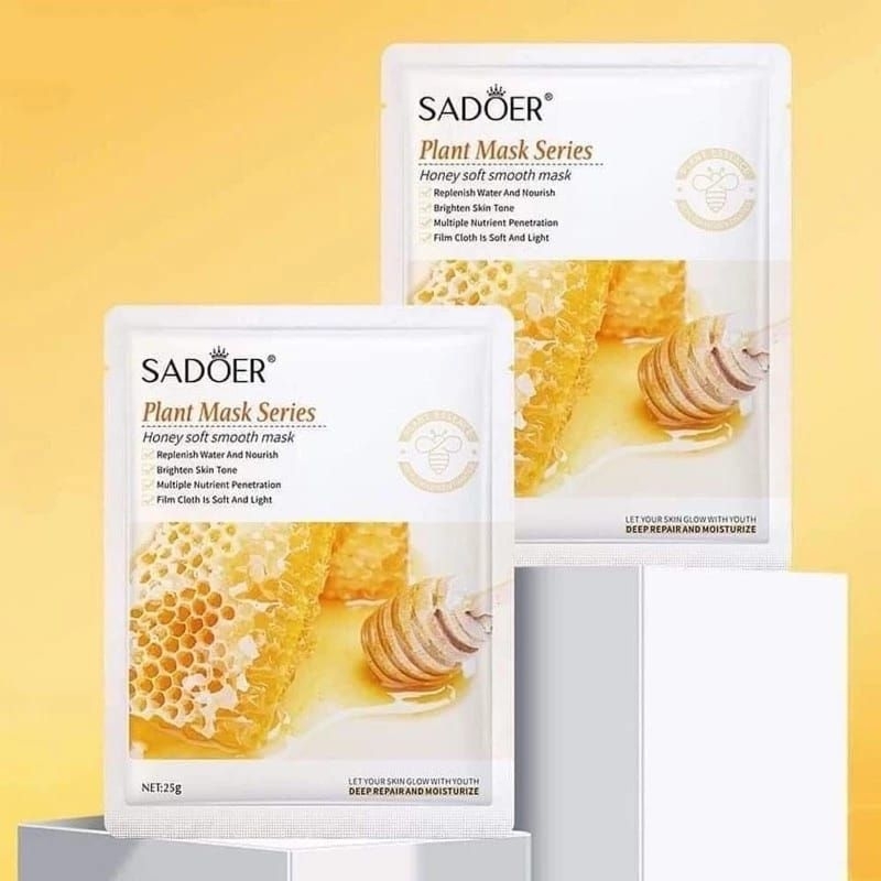 ORIGINAL SADOER Plant Mask Series Natural Facial Sheet Mask Masker Wajah Pelembab Muka