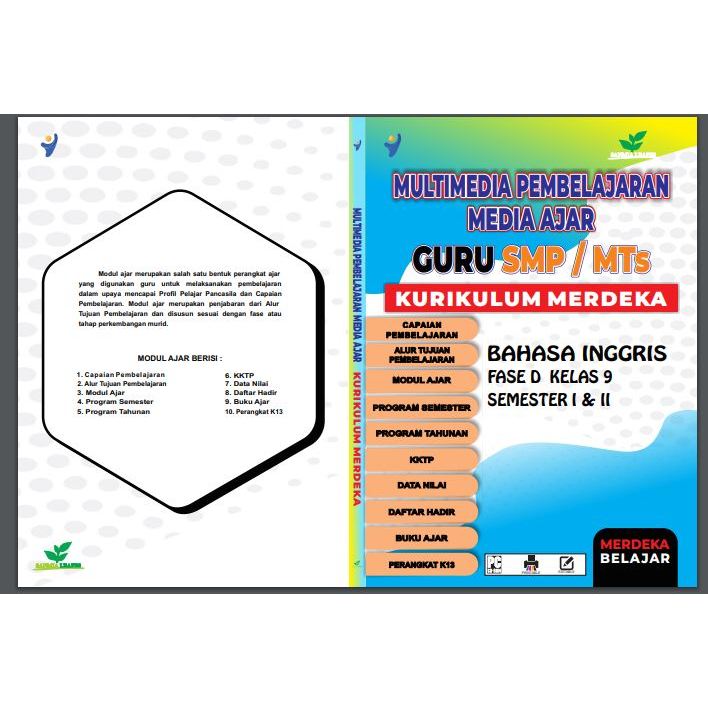 

MODUL AJAR SMP/MTs BAHASA INGGRIS FASE D ( KELAS 9 ) KURIKULUM MERDEKA