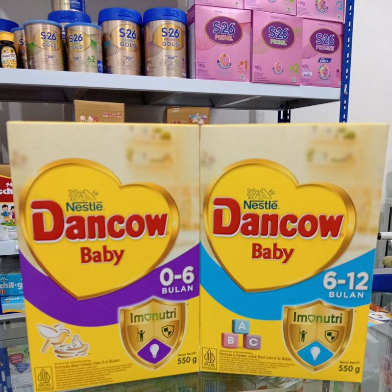 Dancow Baby 0-6 bulan /6-12 bulan 550gram