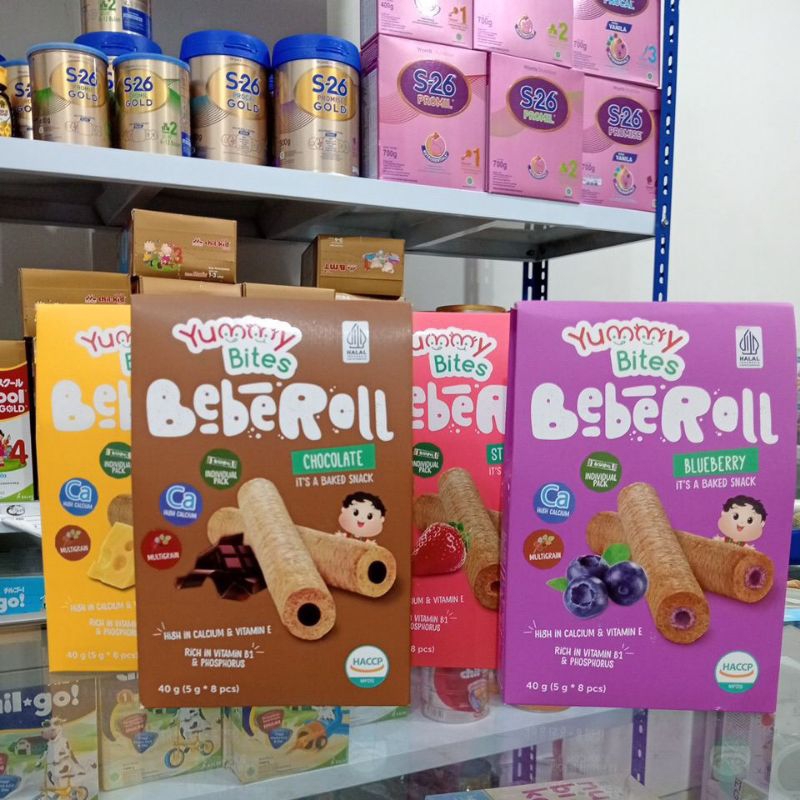 Yummy Bites Beberoll Keju/Coklat/Blueberry/Strawberry