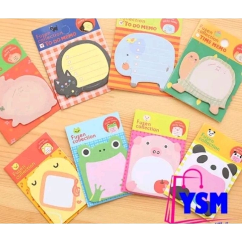 

Sticky Notes Motif Hewan/ Tempelan Kertas Motif Hewan