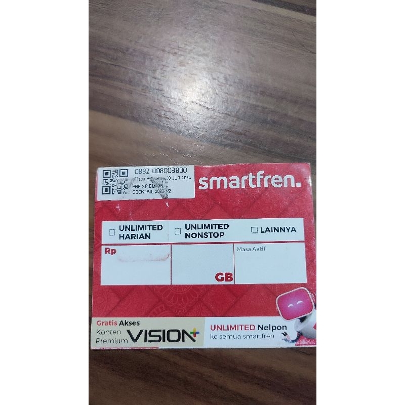 Perdana nomer cantik smartfren