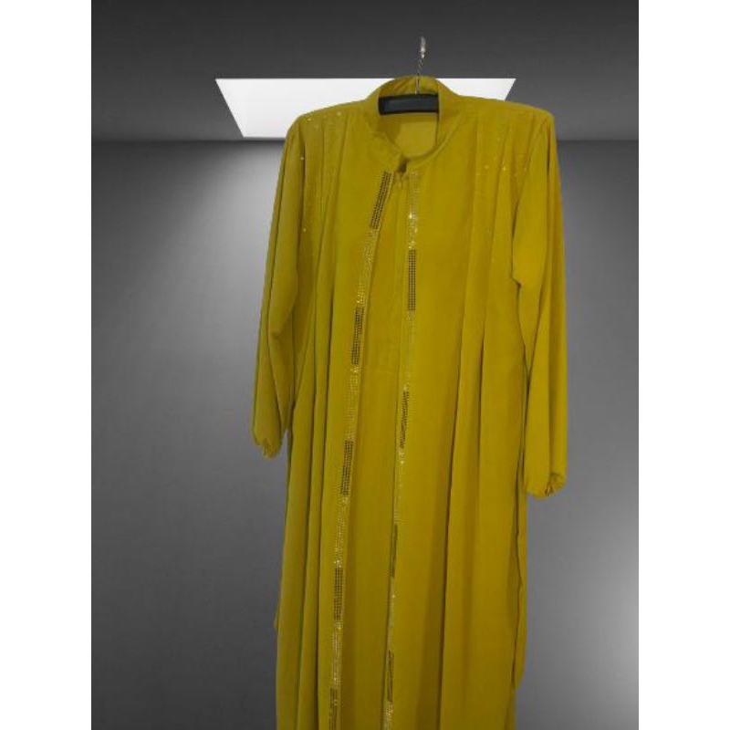 Gamis Ceruty Babydoll Payet Swarovski - Azizah