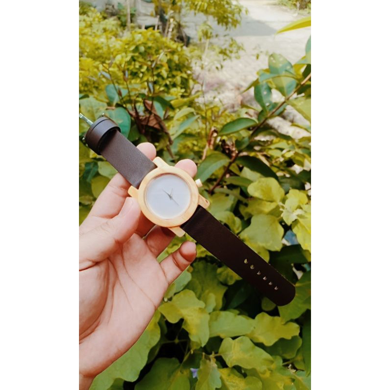 Jam Tangan kayu/jam tangan kayu wanita/jam tangan murah