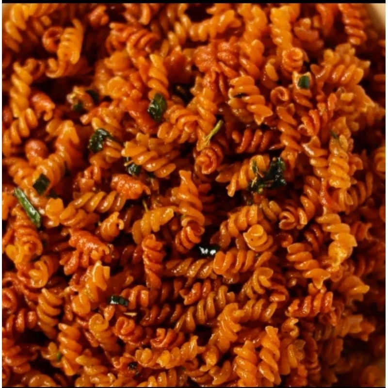 

Makaroni Spiral Original Daun Jeruk Balado pedas manis 100gr Khas Banten