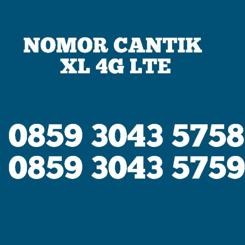 Nomor Cantik XL Hoki  Maju Mapan