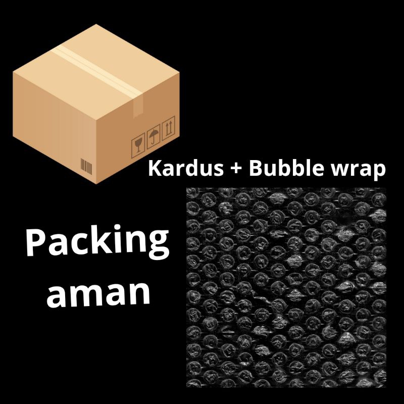 

packing aman kardus dan bubble warp