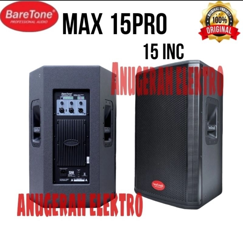 BARETONE SPEAKER AKTIF MAX 15PRO ACTIVE 15 INCH