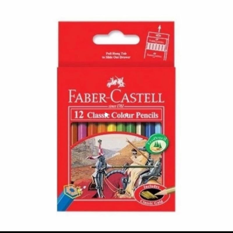 

PENCIL WARNA 12W FABER CASTELL CLASIC PRNDEK