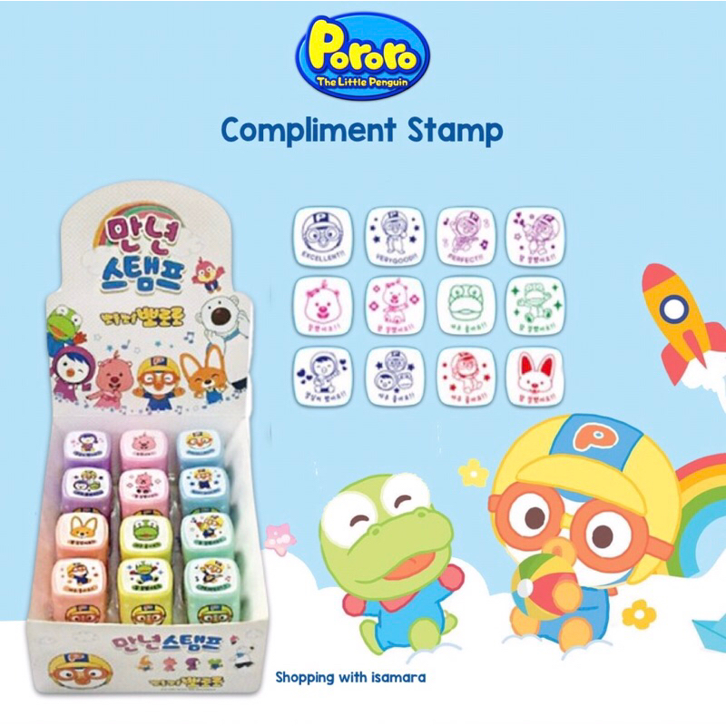

Pororo Complimentary Stamp / Mainan Stempel Anak