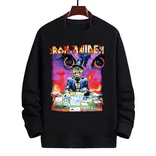 Sweater Iron Maiden Crewneck Bahan Premium Cotton Fleece | LK-2985801