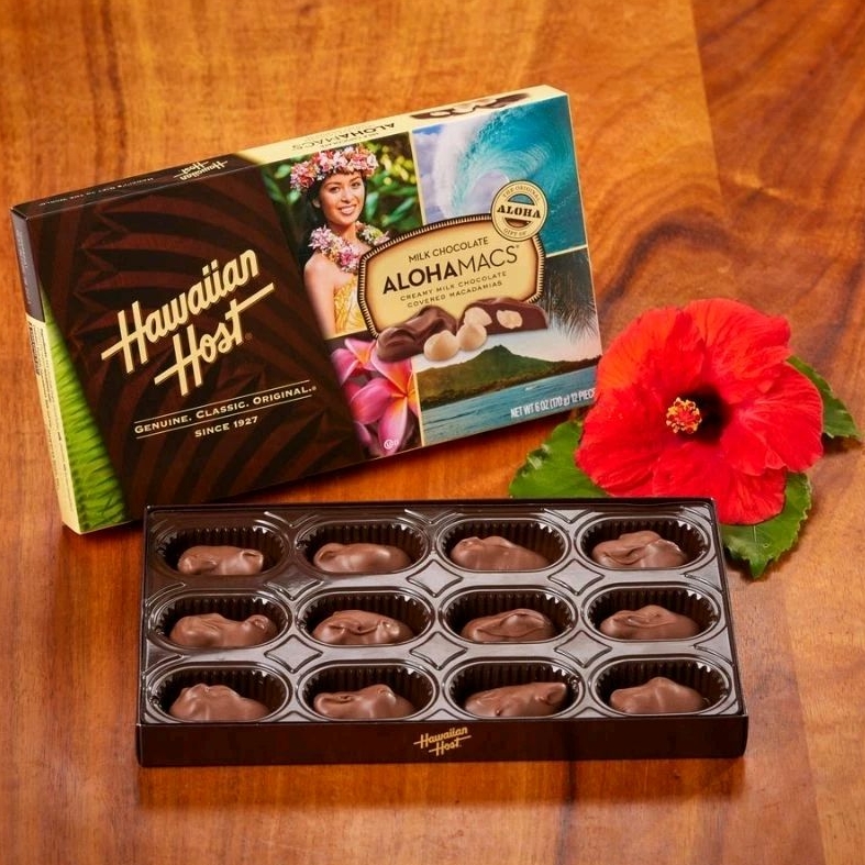 

HAWAIIAN HOST AlohaMacs Milk Chocolate 12 Pieces 170g