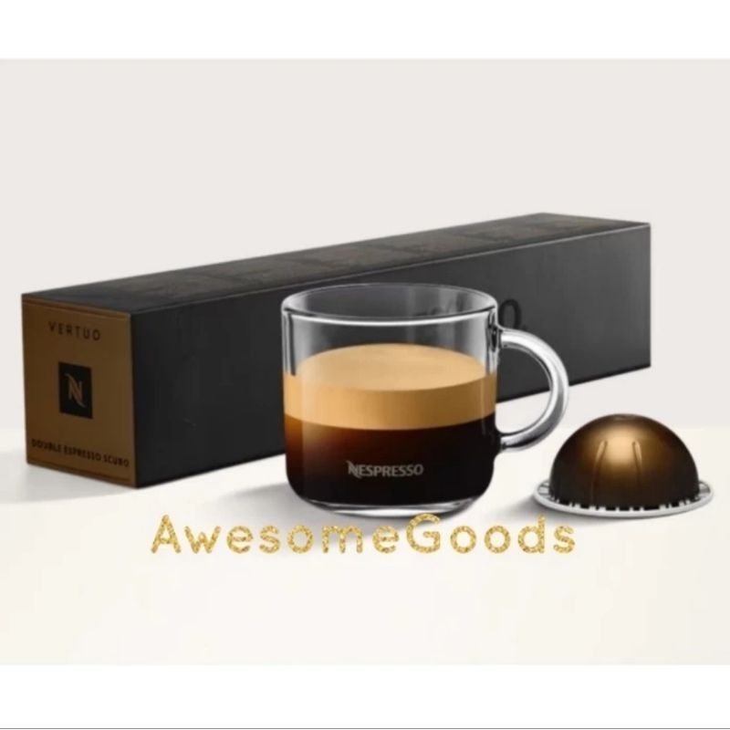

Nespresso Vertuo Double Espresso Scuro 10 Capsules