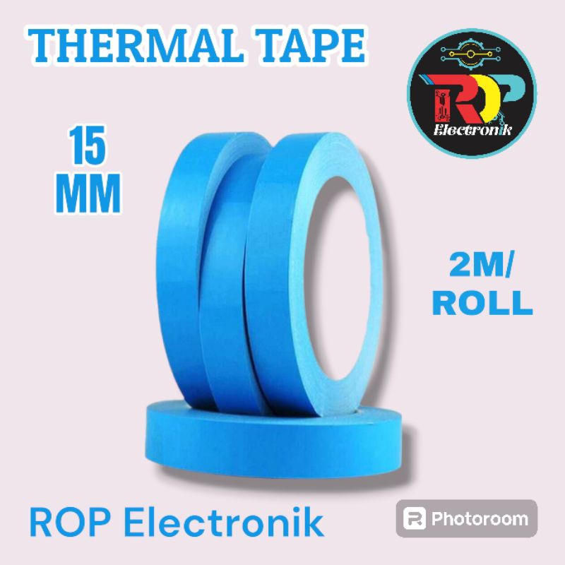 

Thermal Tape Double Tape Penghantar Panas 15mm 15 mm Perekat Heatsink 1 roll