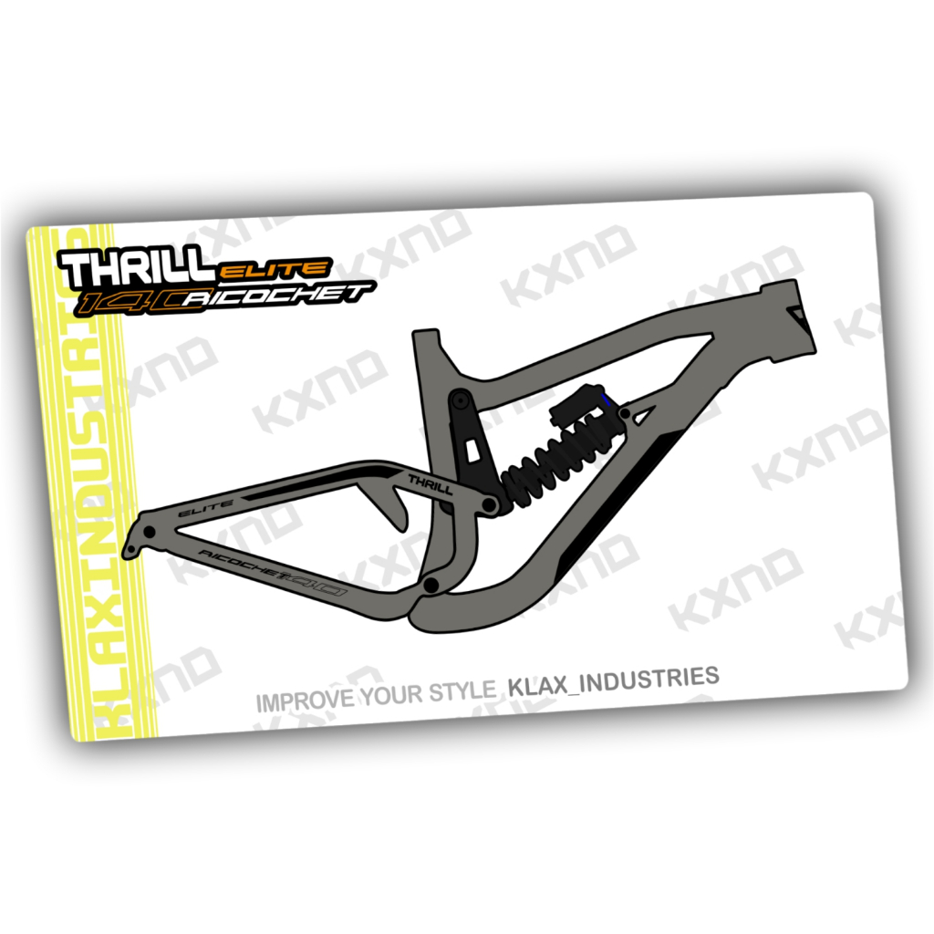 Decal Frame Thrill Ricochet 140 ELITE KLAX INDUSTRIES