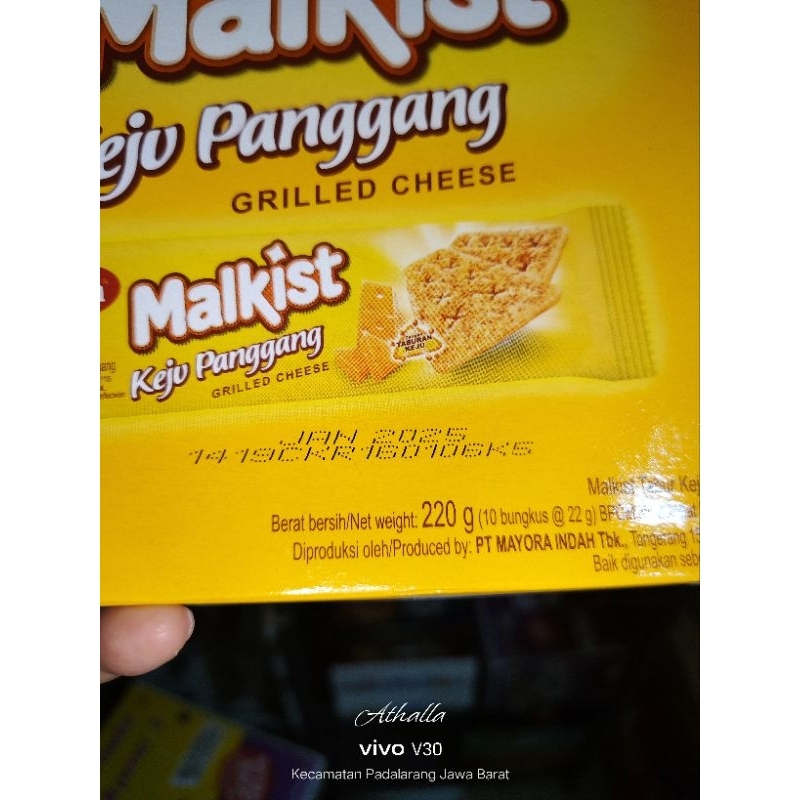 

Malkist keju panggang