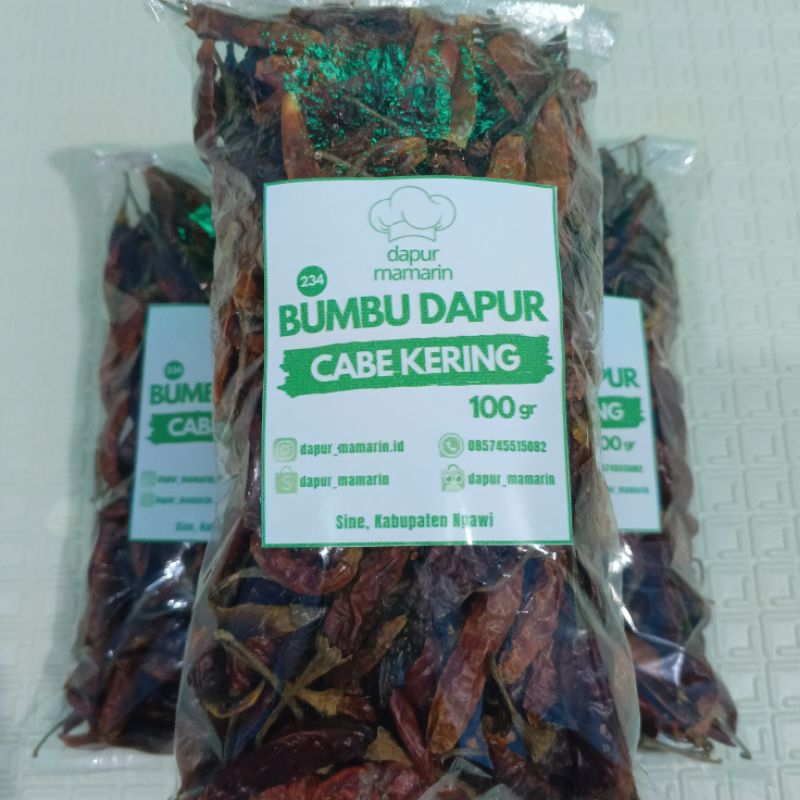

Cabe Rawit Kering Teja Pedas 100 gr