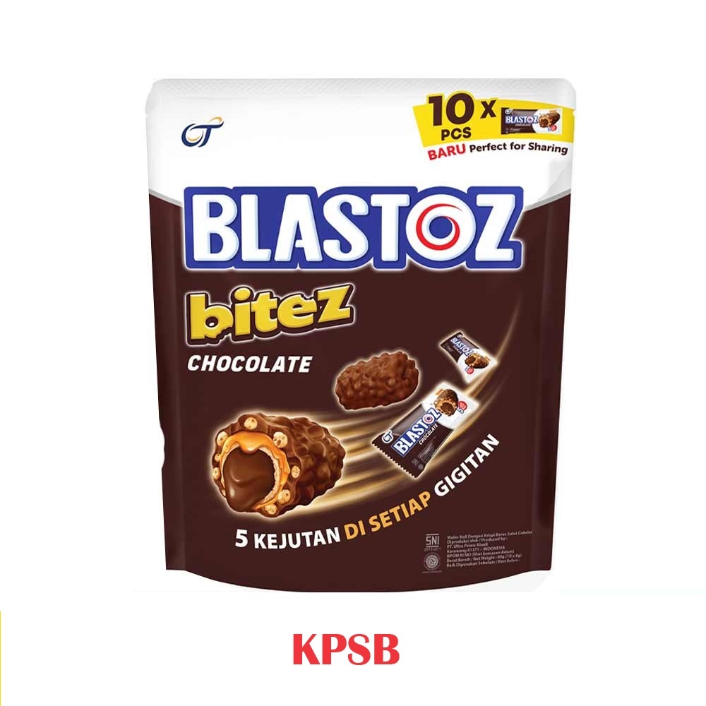 

Snack Blastoz Bitez Chocolate Isi 10 pcs