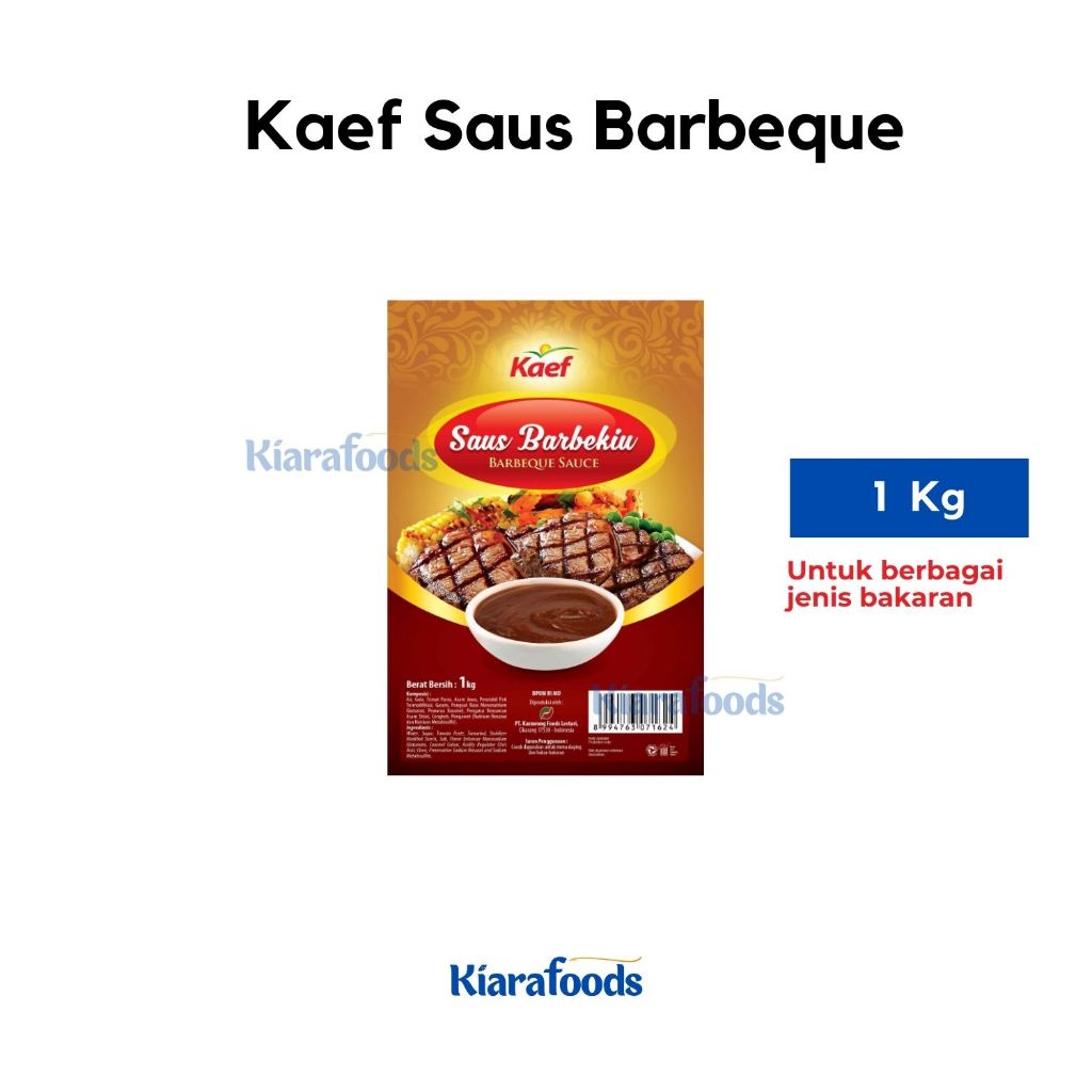 

BBQ Sauce Premium | Saus Barbeque | KAEF Barbecue 1 kg
