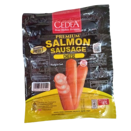 

Cedea sosis keju Premium Salmon Sausage/Sosis Salmon keju (6 bj) 390 Gram