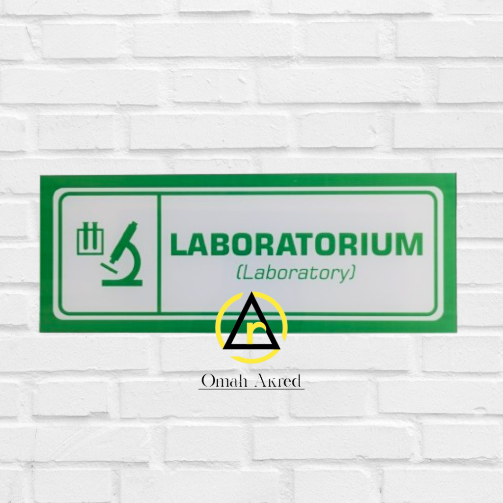 

Stiker Ruang Laboratorium - Ruang Lab - Laboratory