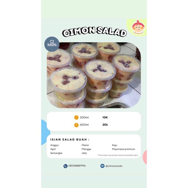 

CIMON SALAD (KHUSUS JEMBER)