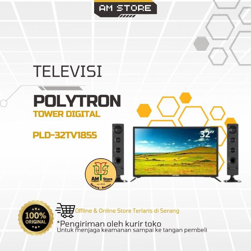 POLYTRON TOWER DIGITAL TV 32" PLD-32TV1855