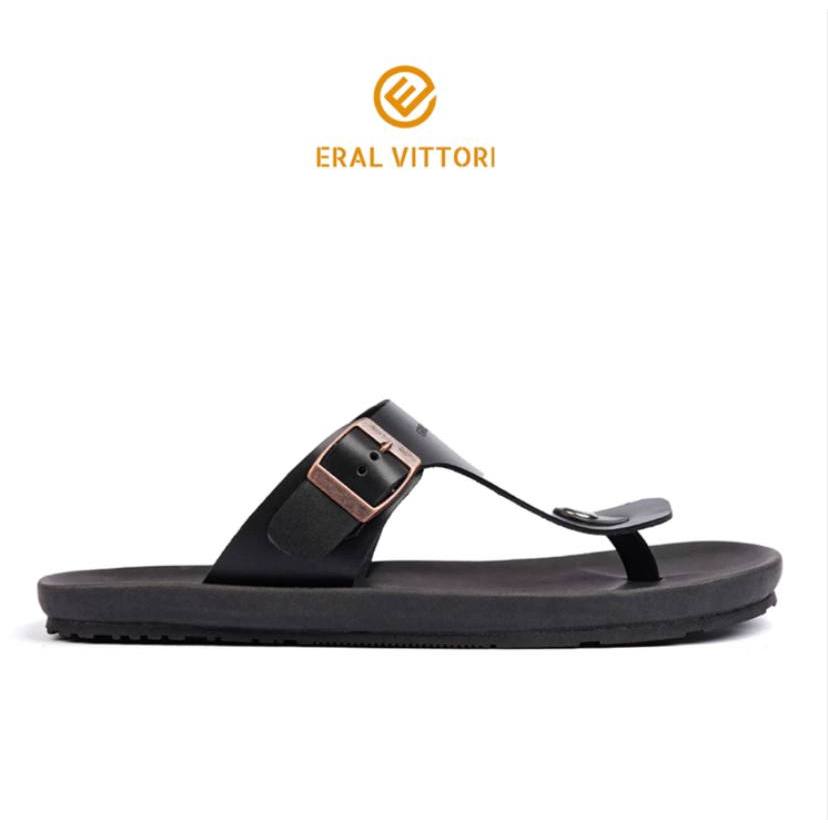 Eral Vittori - Erlux S06 Sandal Pria Kulit Harian Santai
