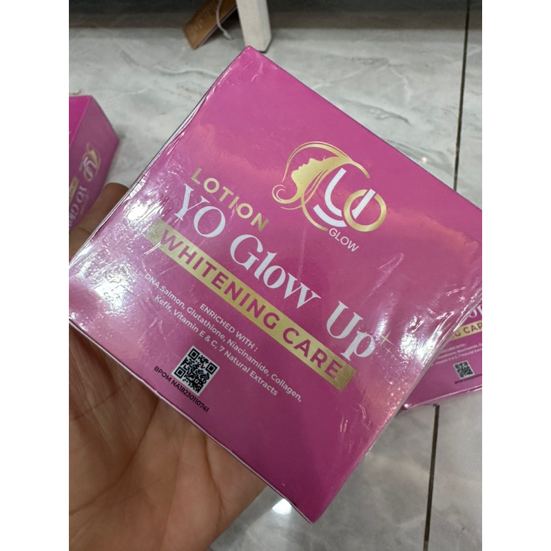 YO glow up lotion viral