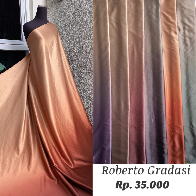 Nobira98 Kain Silk Gradasi Kain 2 Warna Silk Gradasi Pure Silk Bridesmaid Abctextile