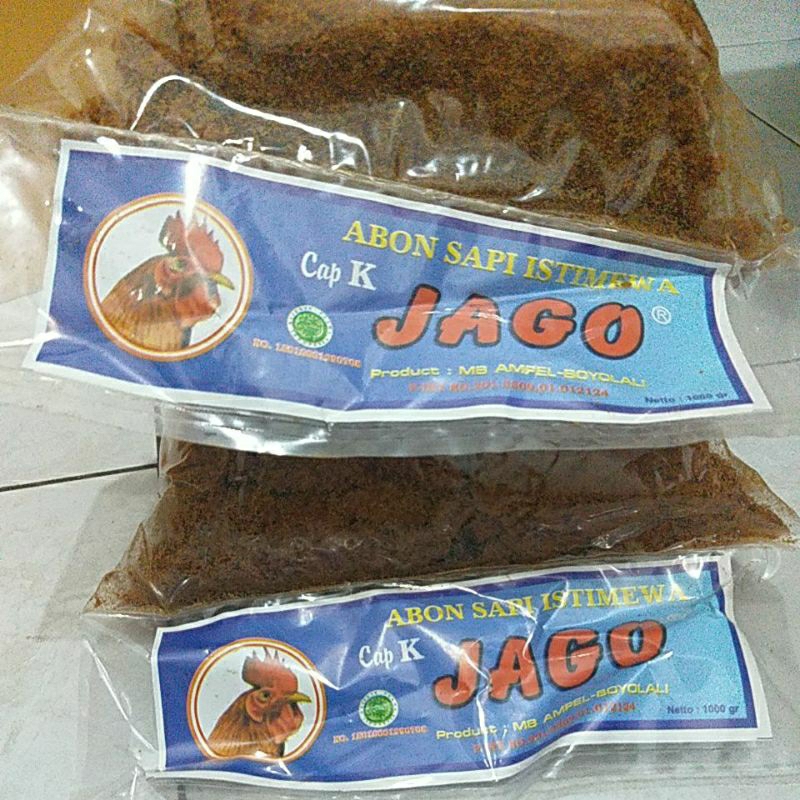 

abon sapi 1kg cap jago