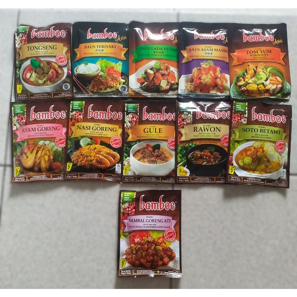 

Bamboe Bumbu Instan all varian