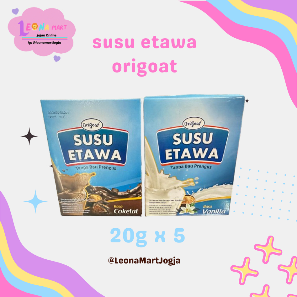 

origoat susu etawa 5 x 20gr