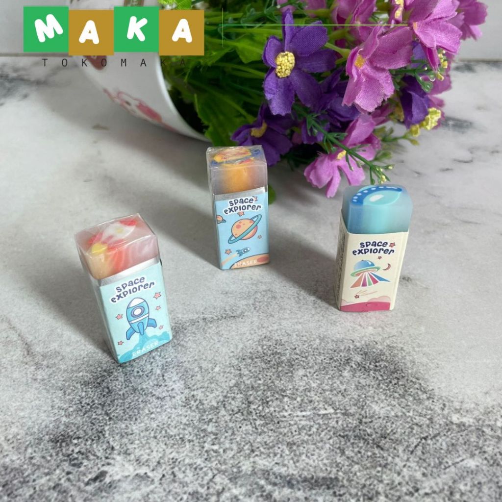 

PENGHAPUS KOTAK MINI ASTRONOT ER-1219 penghapus pensil roket astronot hapusan pensil perlengkapan alat tulis kantor sekolah