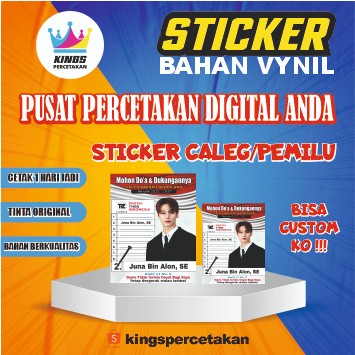 

Cetak Sticker Bahan Vynil Berkualitas Bisa Custom Desain Dan Size