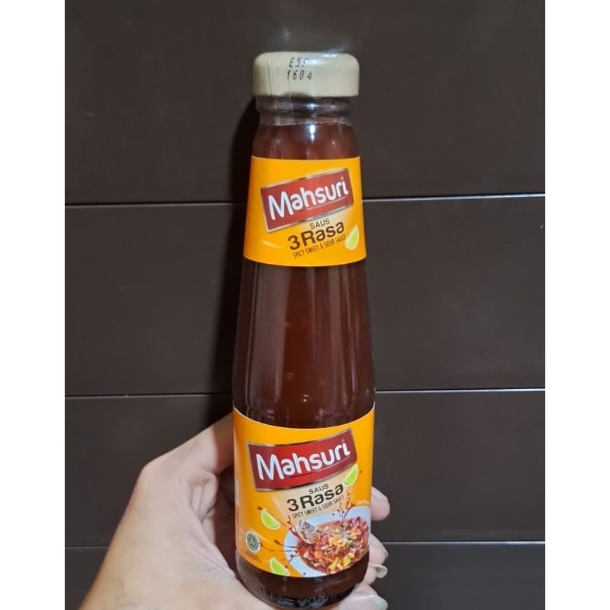 

MAHSURI TIRAM BOTOL 255gr 530gr / MAHSURI SAUS 3 RASA SPICY SWEET & SOUR SAUCE