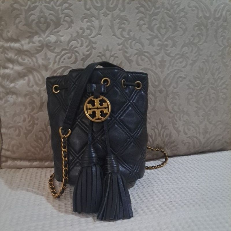 Tas Wanita serut kulit Tory Burch