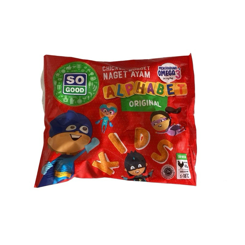 

So Good Chicken Nugget Alphabet 400gr