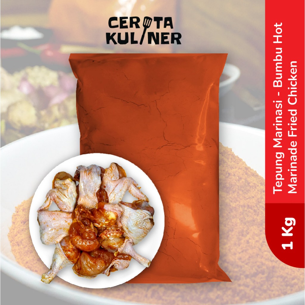 

Tepung Marinasi Bumbu Hot Marinade Fried Chicken Bumbu Powder 1 Kg