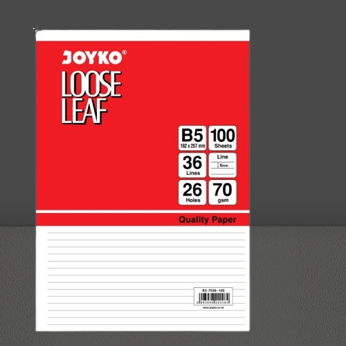 

Joyko Loose Leaf isi binder / file B5