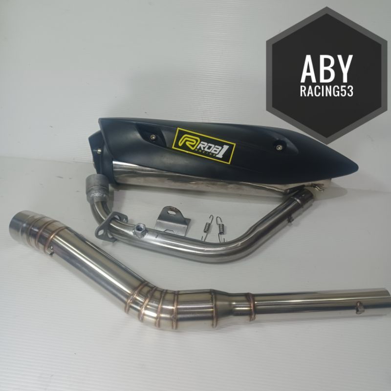 Knalpot Standart Racing Rob 1 Vixion old New - R15 V3 New - Byson - Cbr 150 - CB 150 - Verza - Sonic