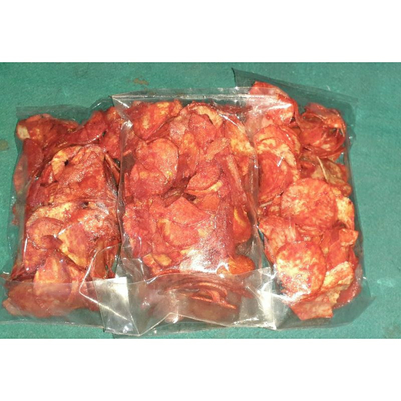 

Keripik sanjai balado bulat 250g
