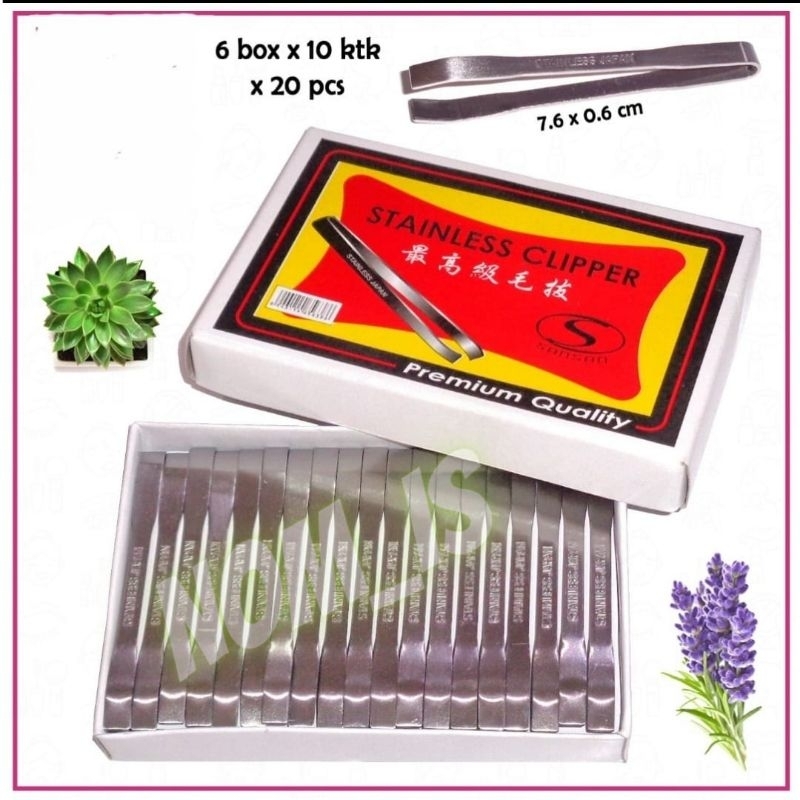 Pinset Stainless / Pinset Alis / Pinset Jenggot / Catut Jenggot / Stainless Clipper